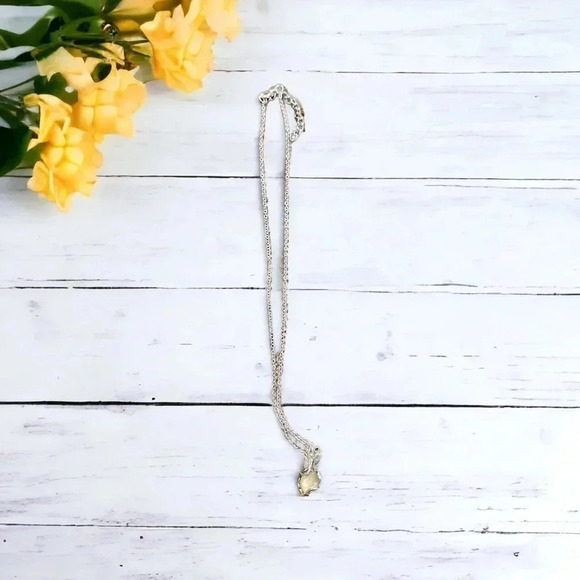 Bohemian Pendant Silver Necklace - Picture 3 of 5